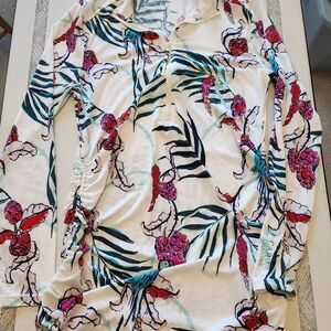 Carve Designs Tropical Print Top